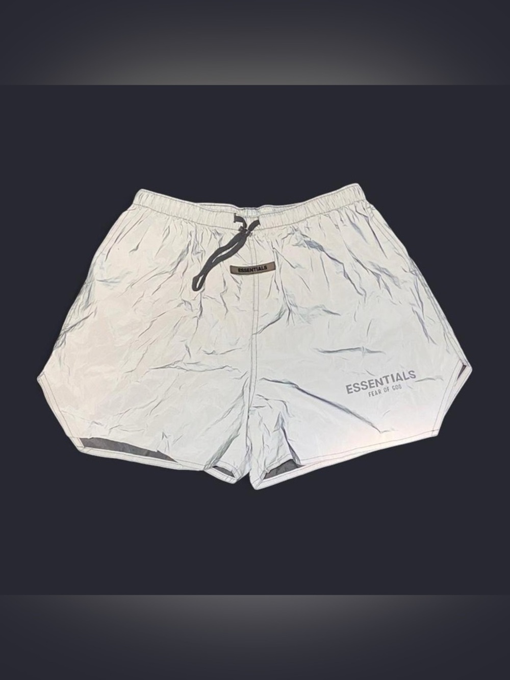 Rare Essentials Fear of God FOG Volley Reflective Nylon Shorts